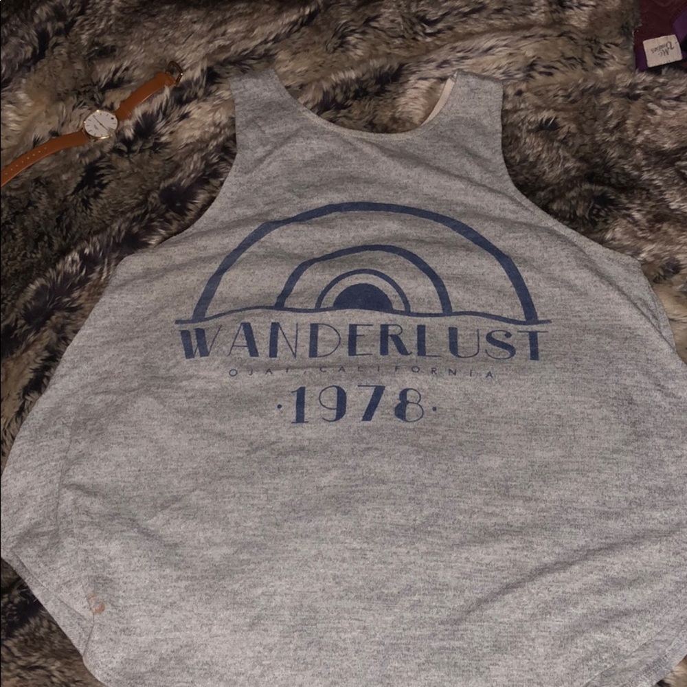 Wanderlust tank top